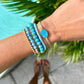 Gemstone braided bracelet