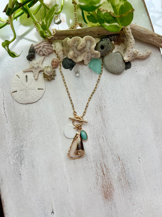 Sea Charms Toggle Clasp Necklace || Build Your Own Charm Necklace