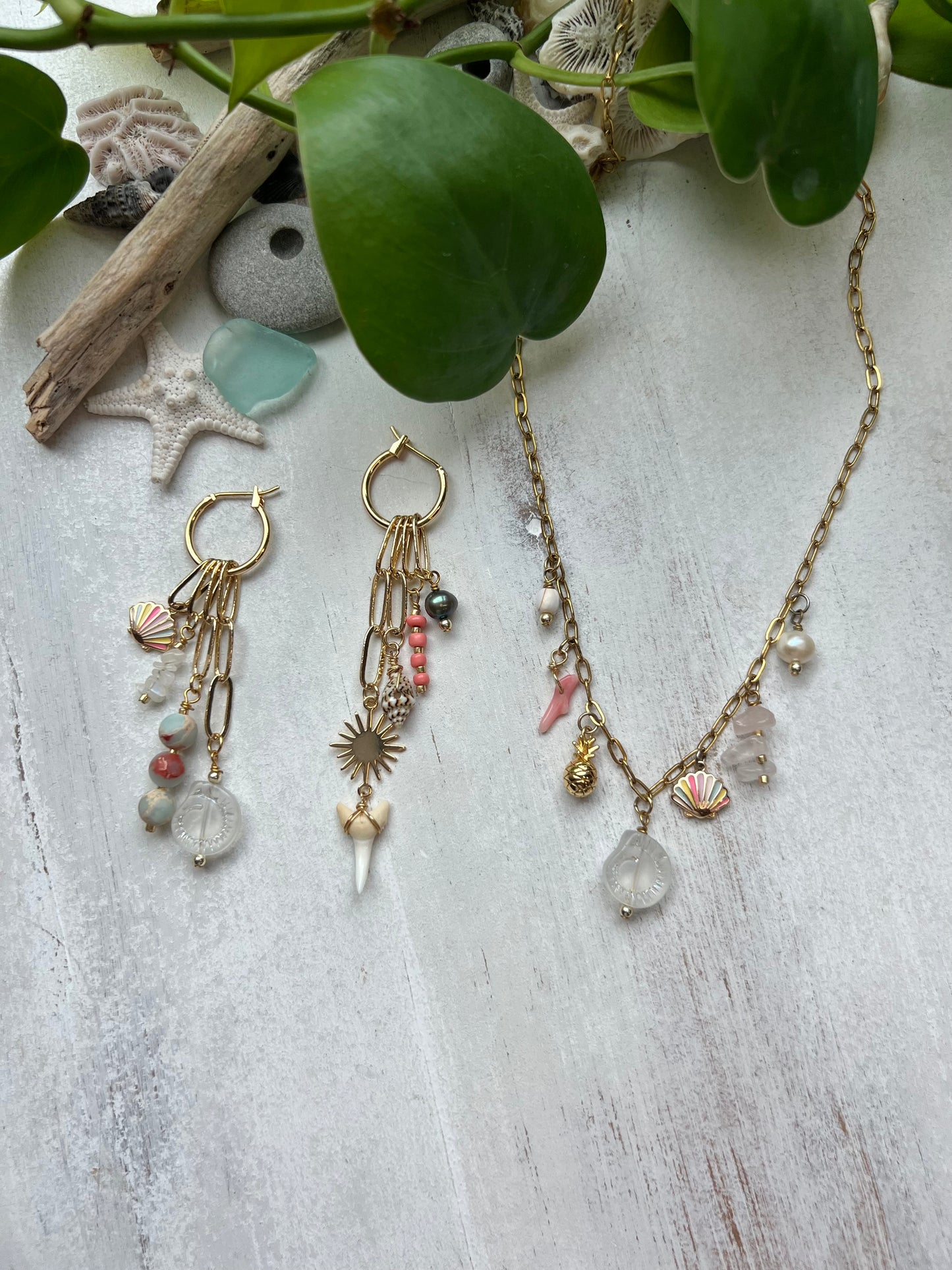 Gold Charm Hoop Earrings || Build Your Own Charm Earrings