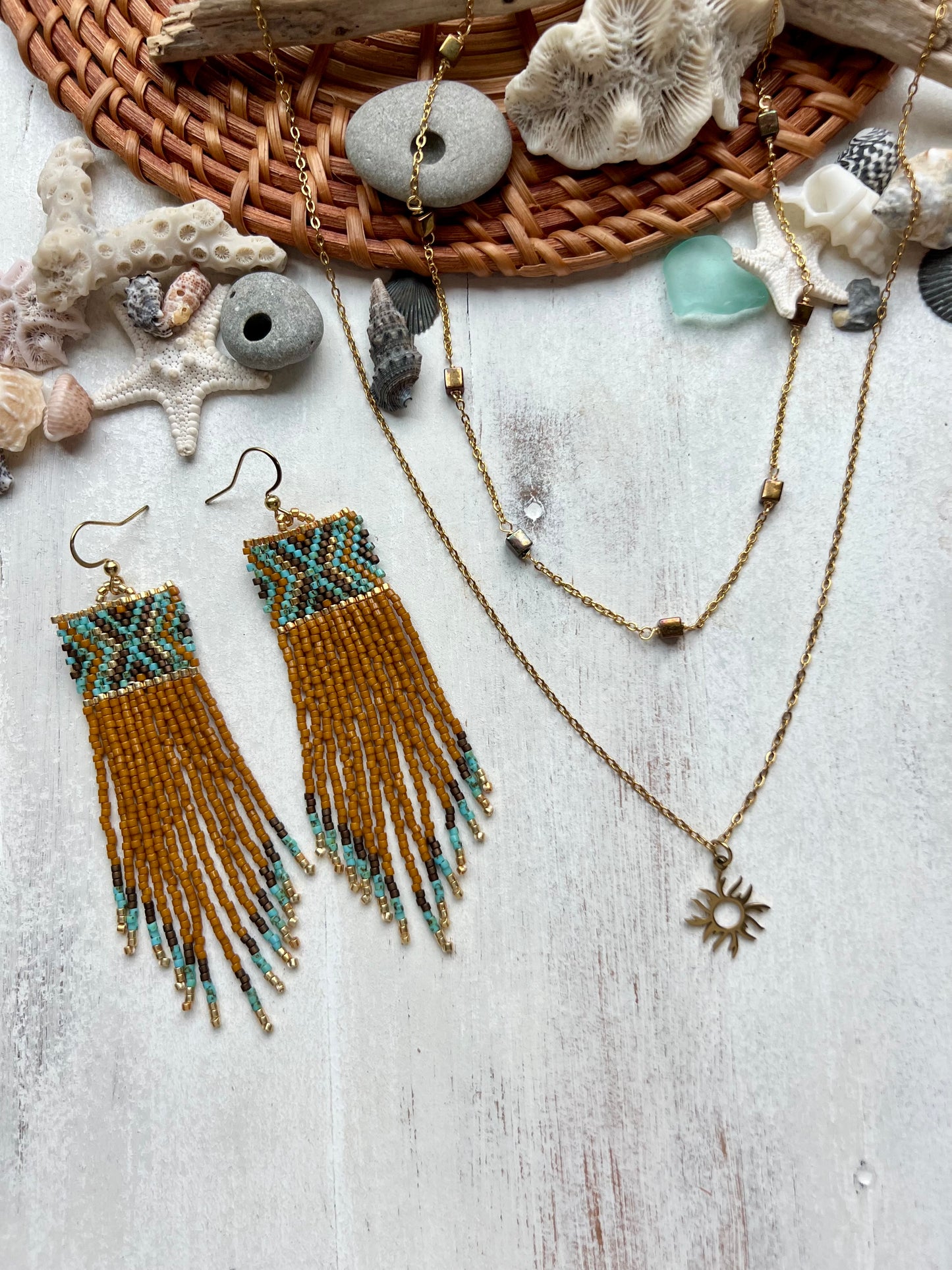 Sunburst necklace