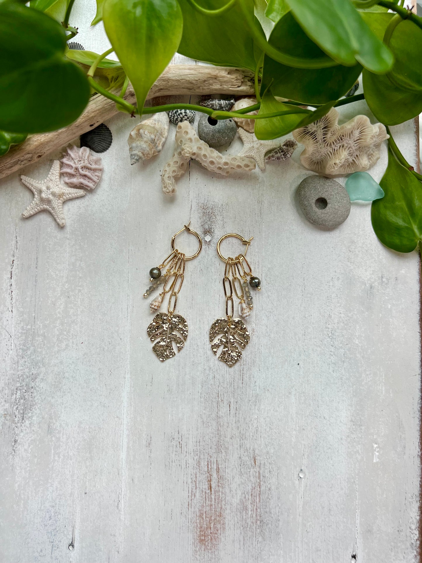 Gold Charm Hoop Earrings || Build Your Own Charm Earrings