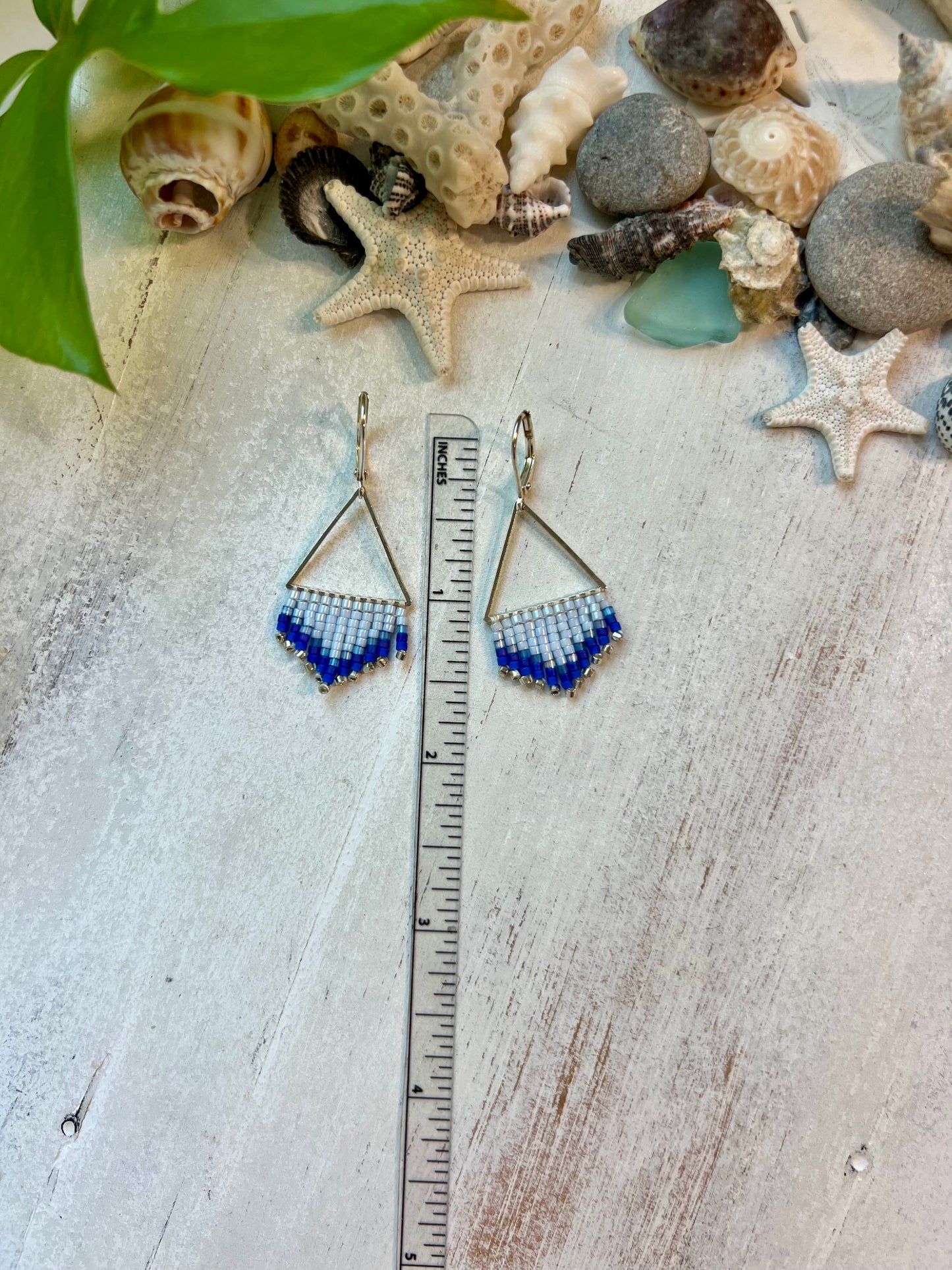 Chevron Seed Bead Earrings | Limited Edition