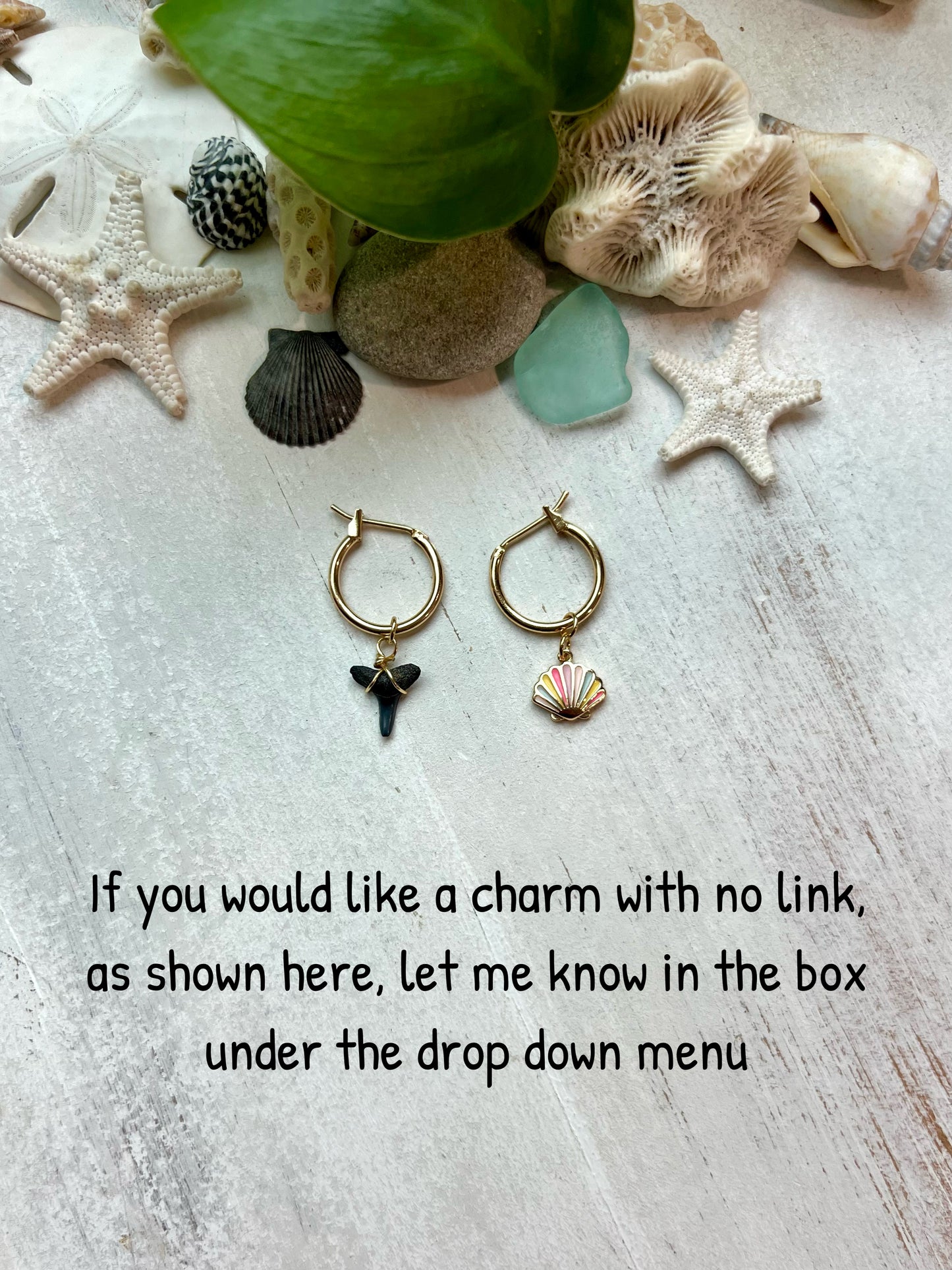 Gold Charm Hoop Earrings || Build Your Own Charm Earrings