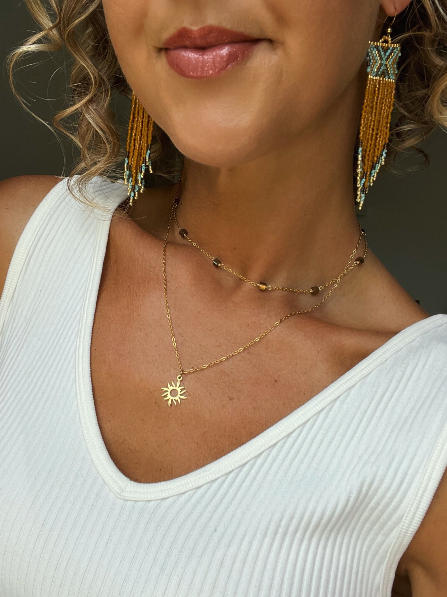 Sunburst necklace