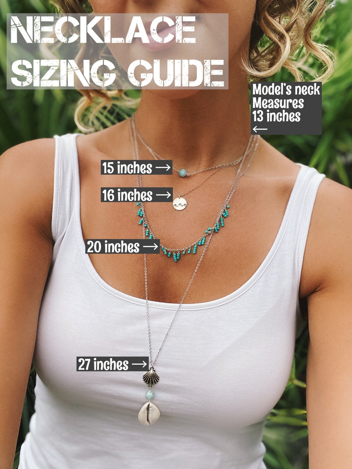 Zebra shell necklace
