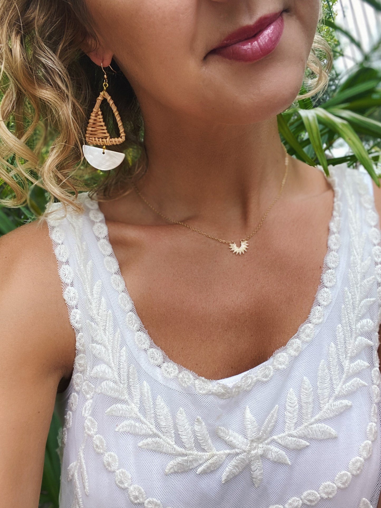 Sun, Moon & Star necklace set