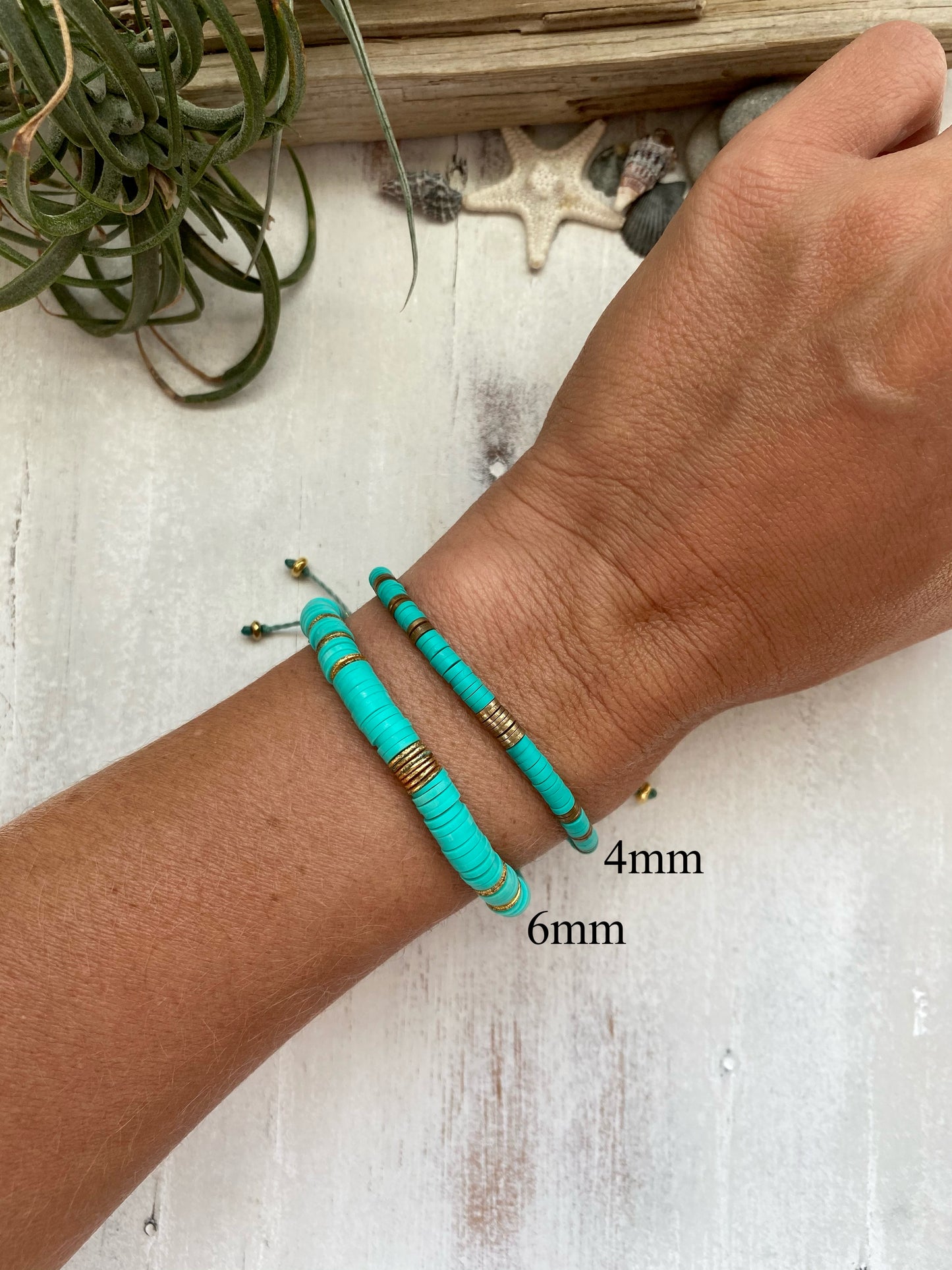 6mm Heishi Bracelet