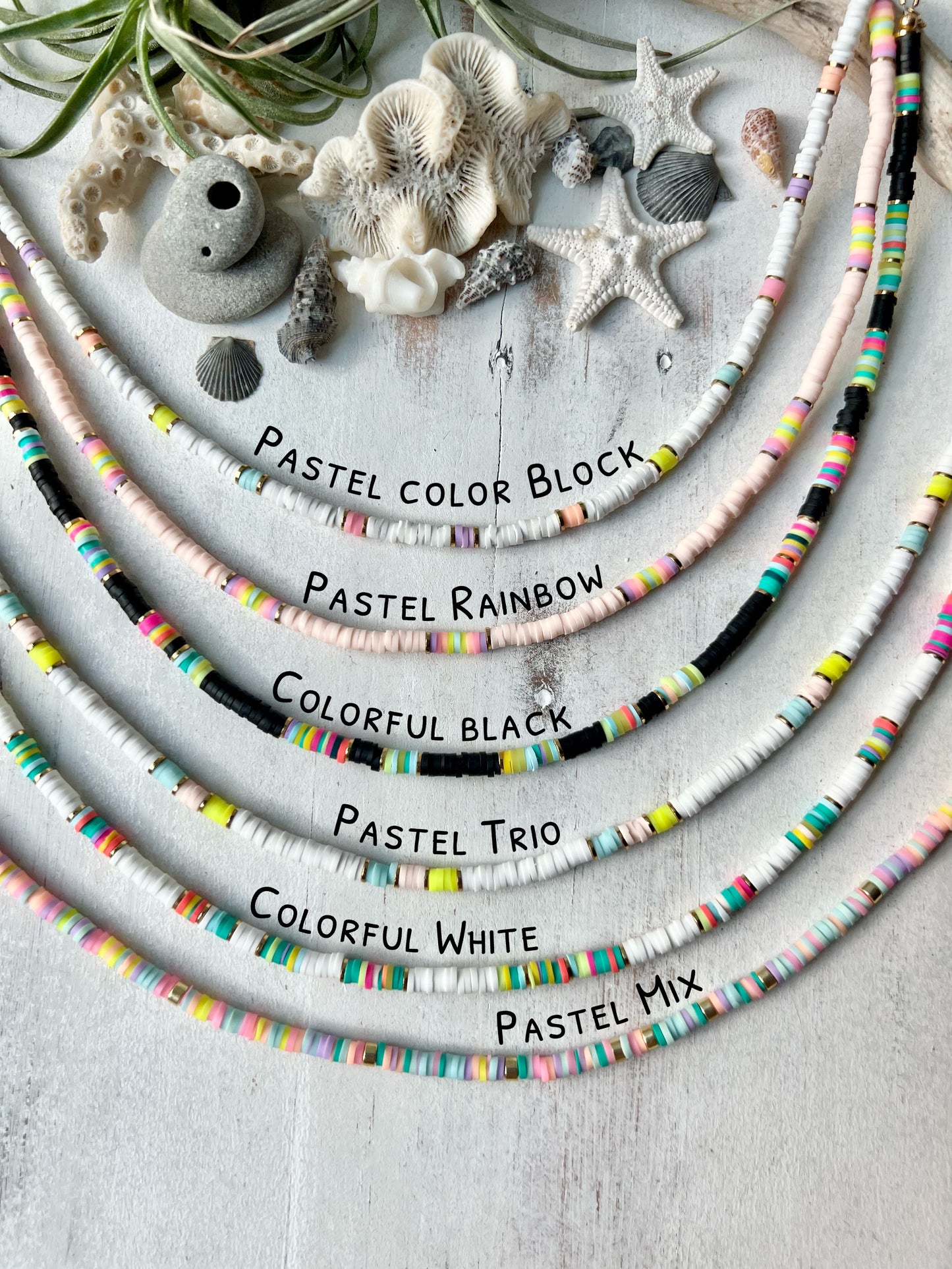 Colorful Heishi choker