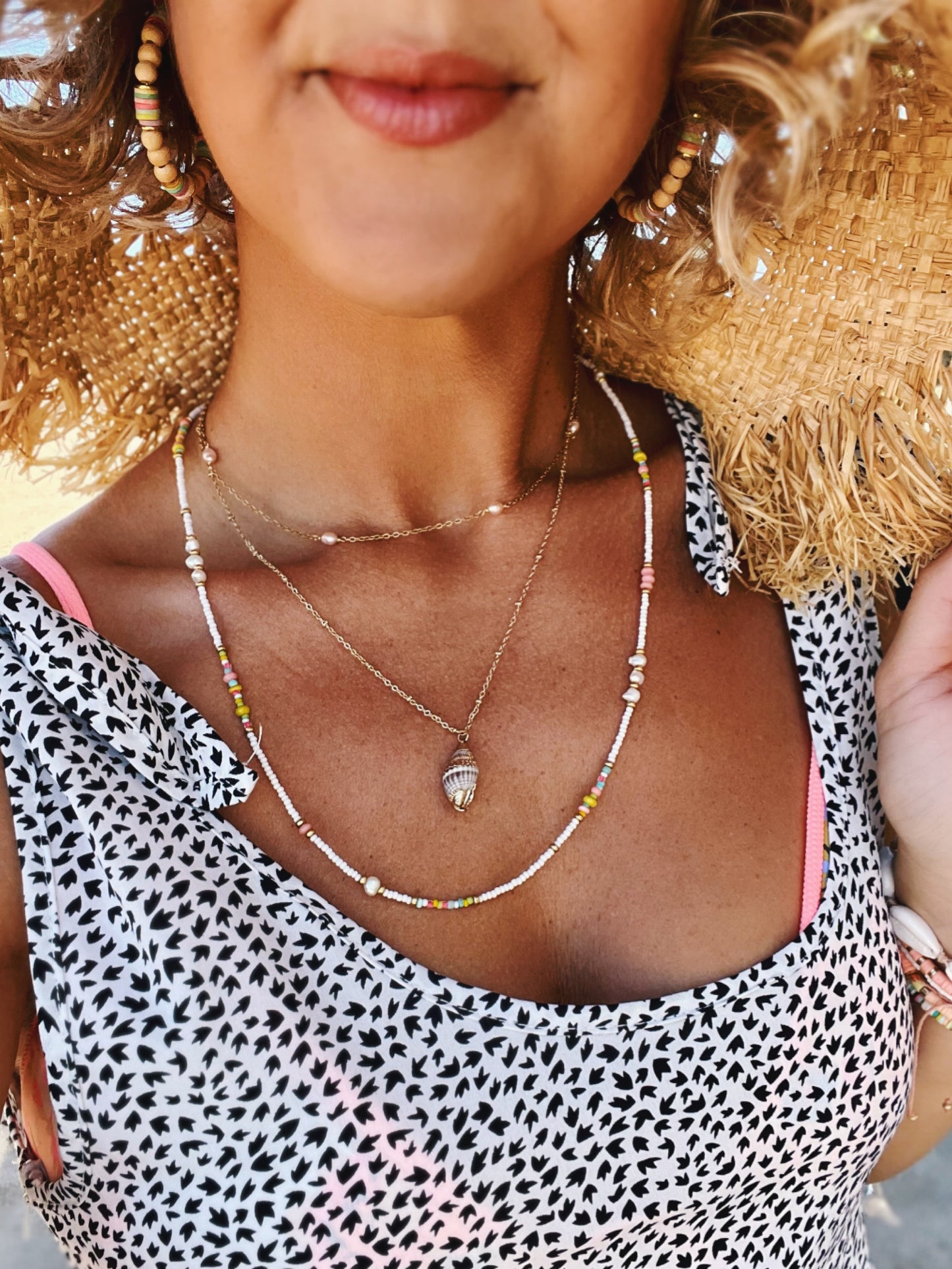 Gold Plated Seashell Necklace