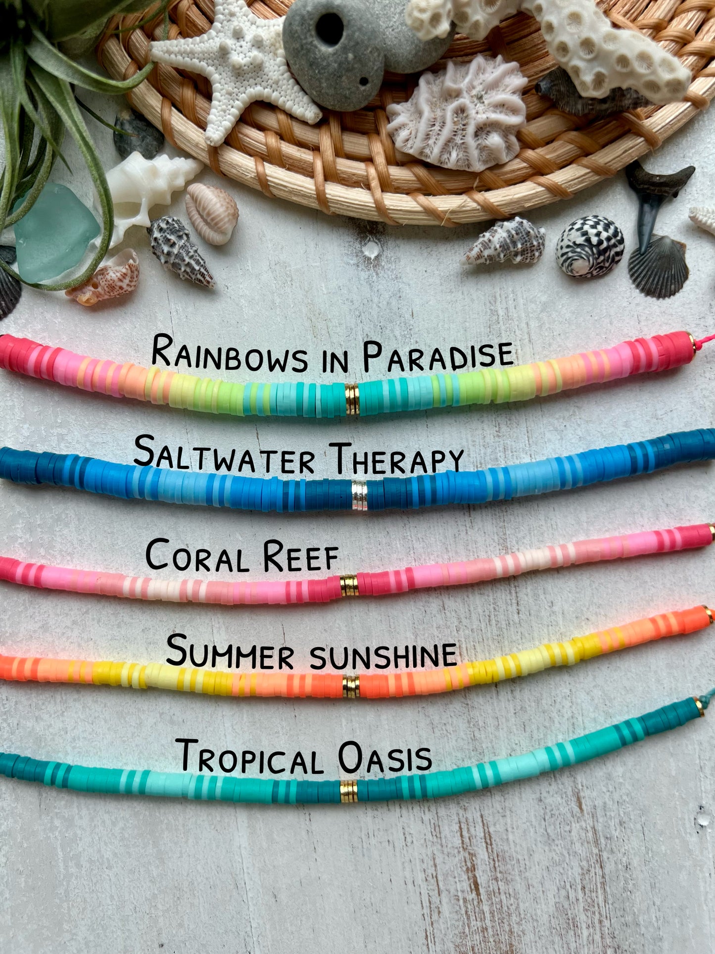 Ombre Heishi Bracelet 4mm or 6mm