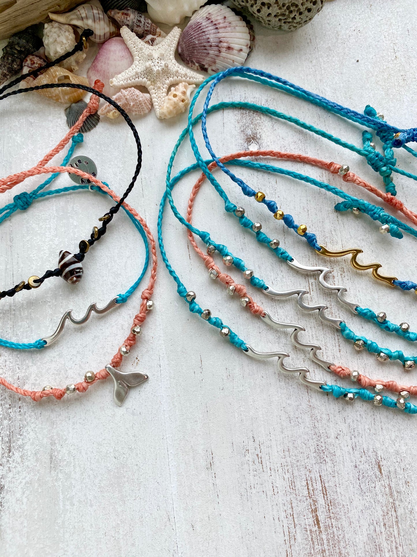 Ocean Inspired Charm Anklet
