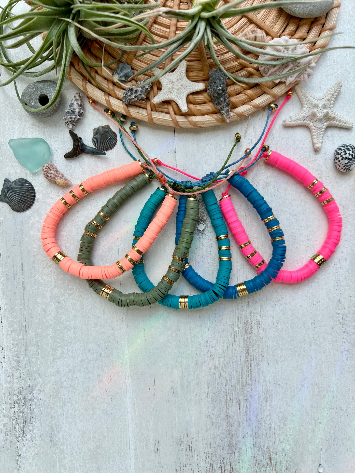 6mm Heishi Bracelet