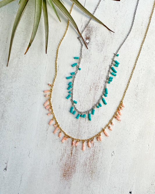 Seed Bead Shaker Necklace