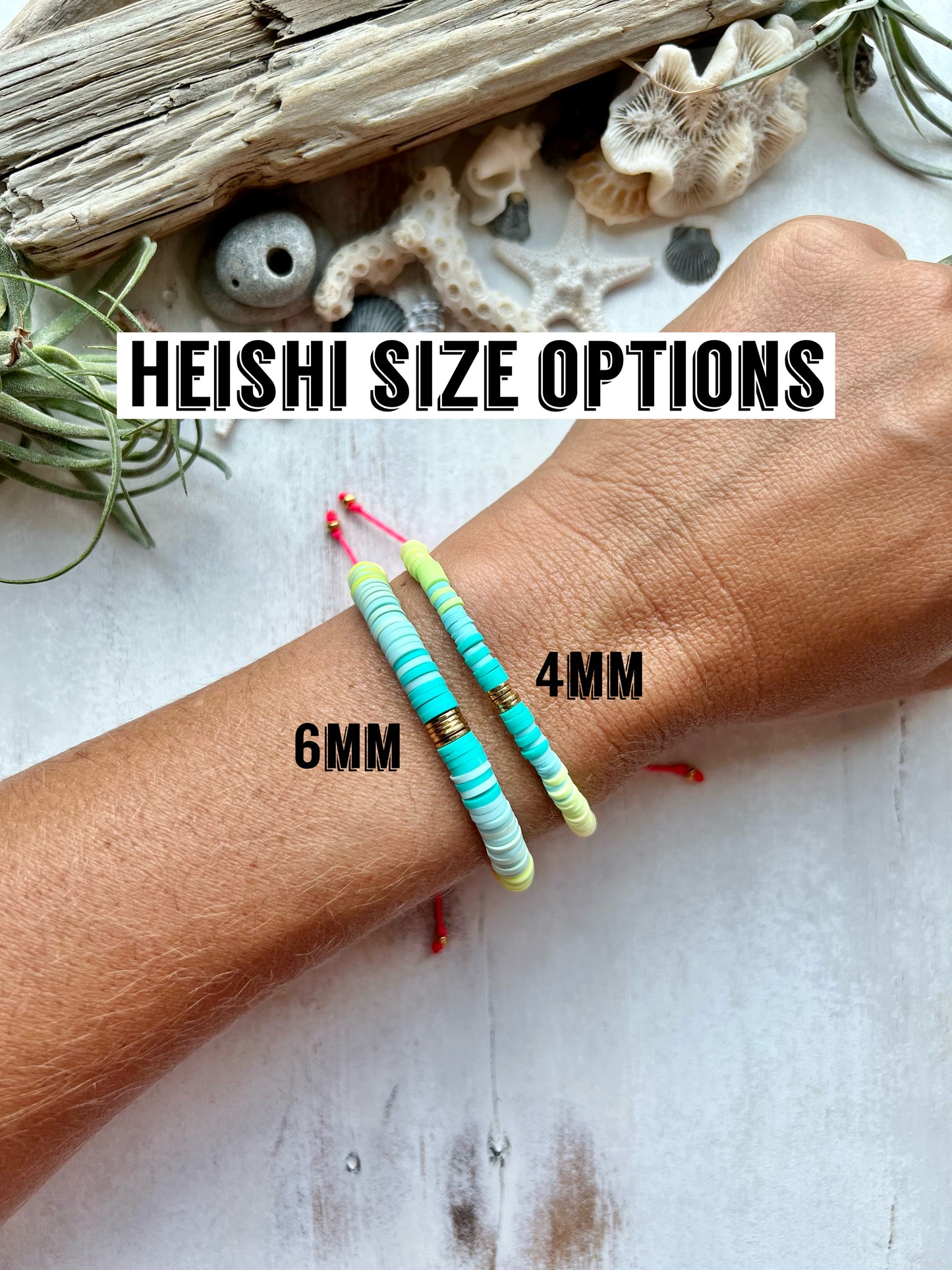 Ombre Heishi Bracelet 4mm or 6mm