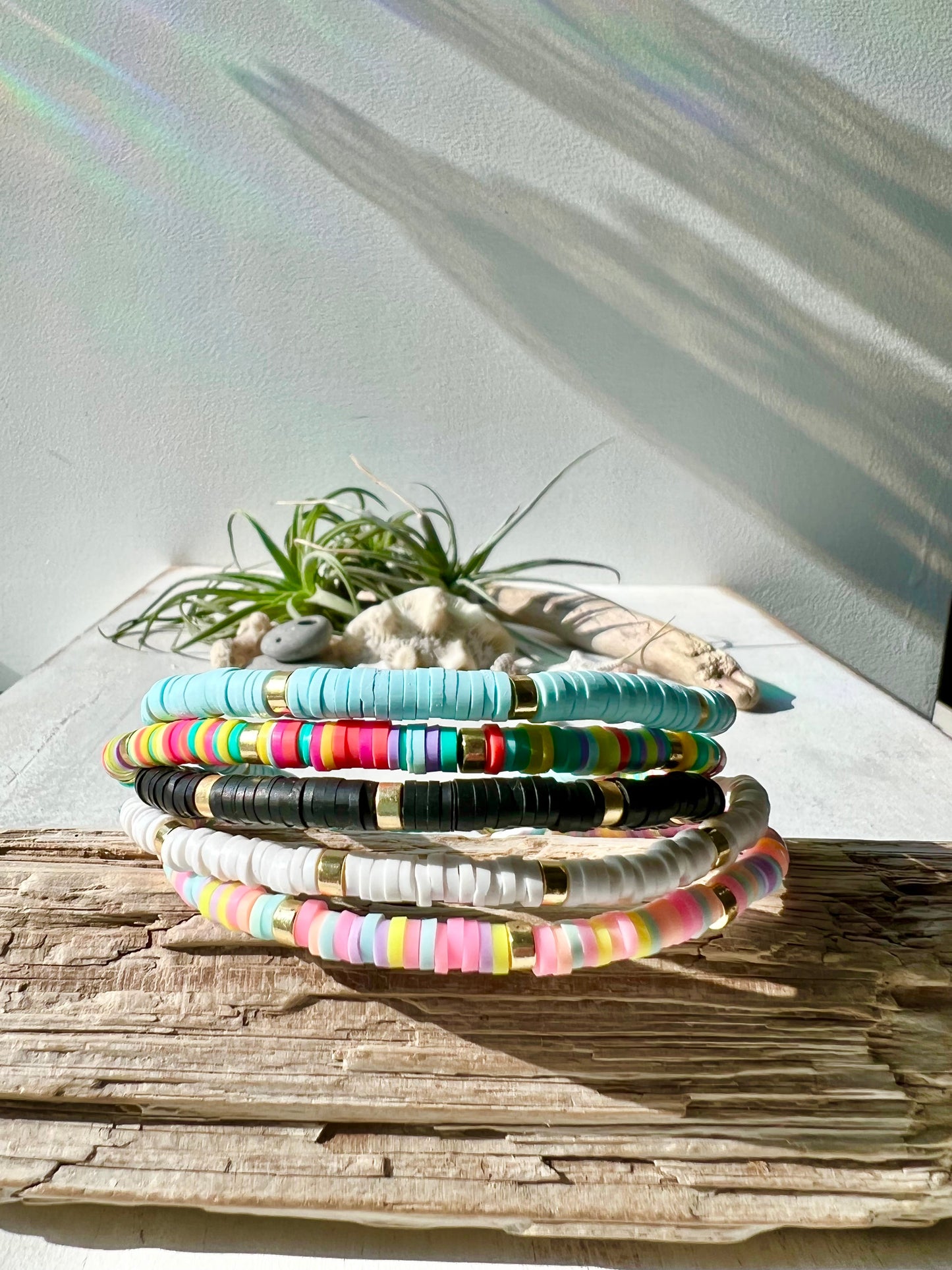Colorful Mix Heishi Anklet