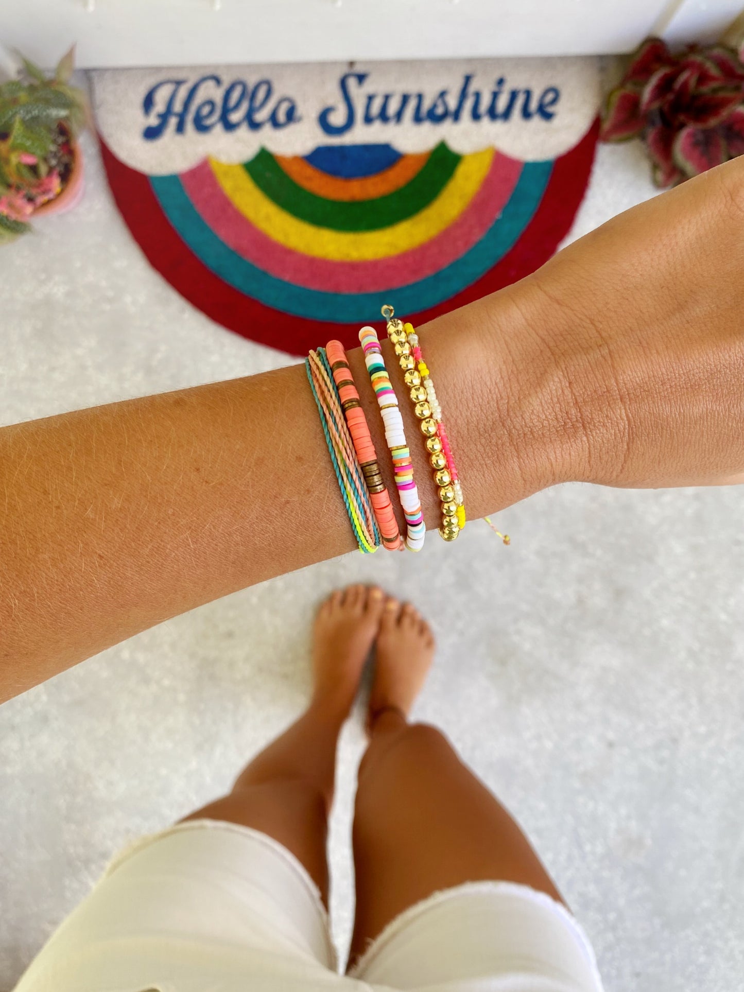 4mm Heishi Bracelet