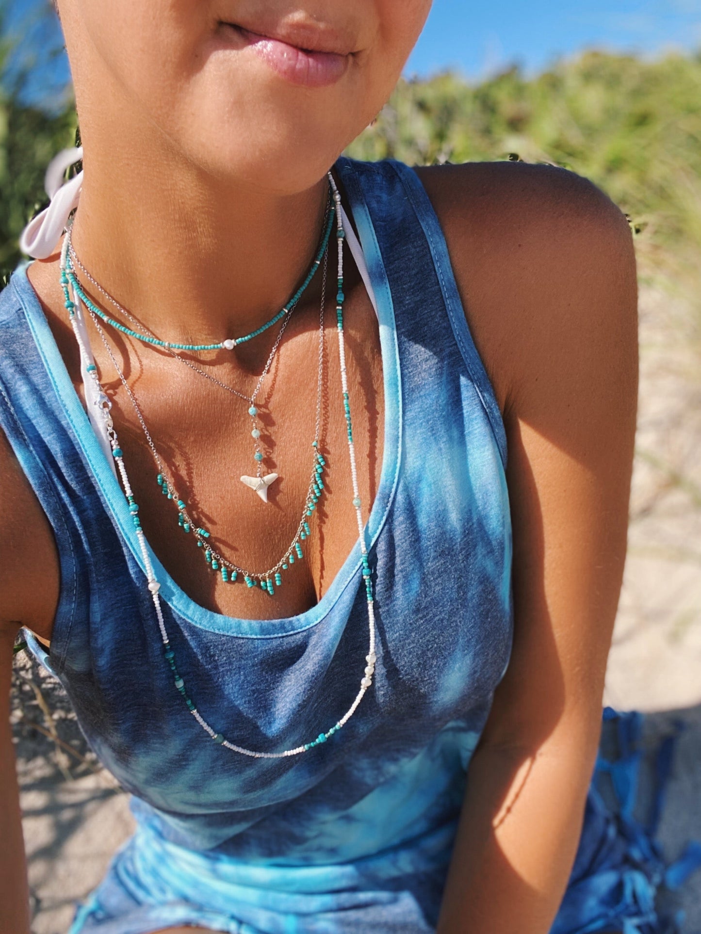 Seed Bead Shaker Necklace