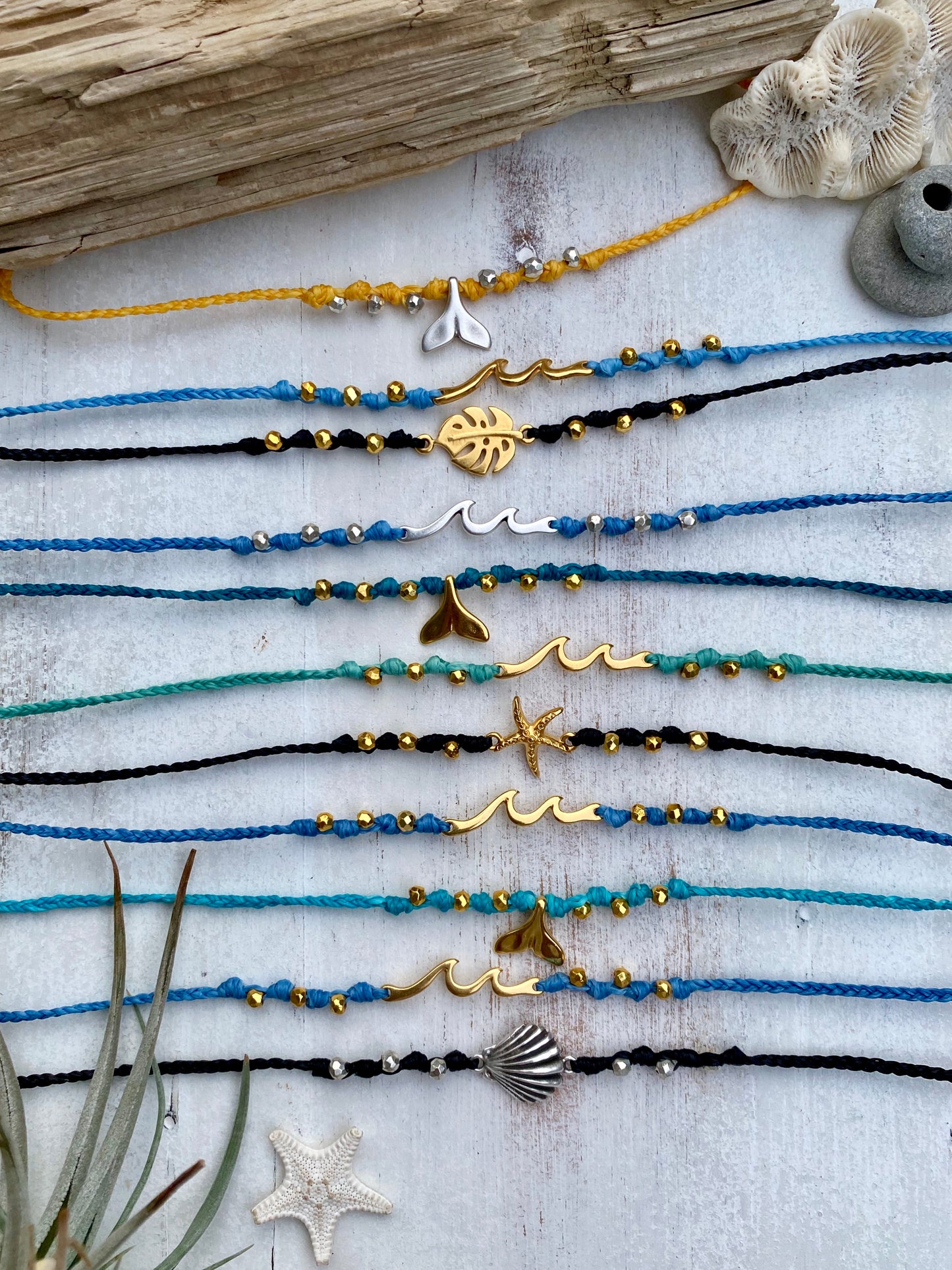 Ocean Inspired Charm Anklet