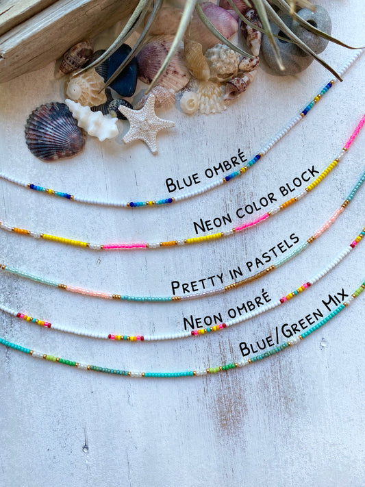 Seed bead Anklet