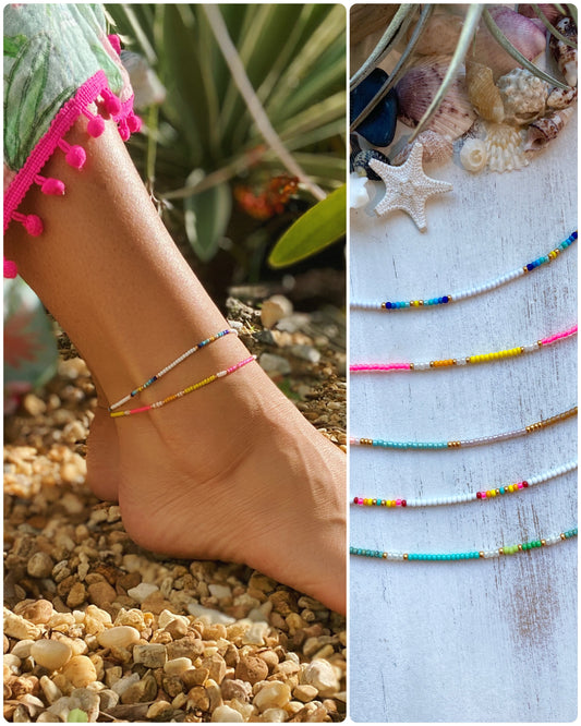 Seed bead Anklet