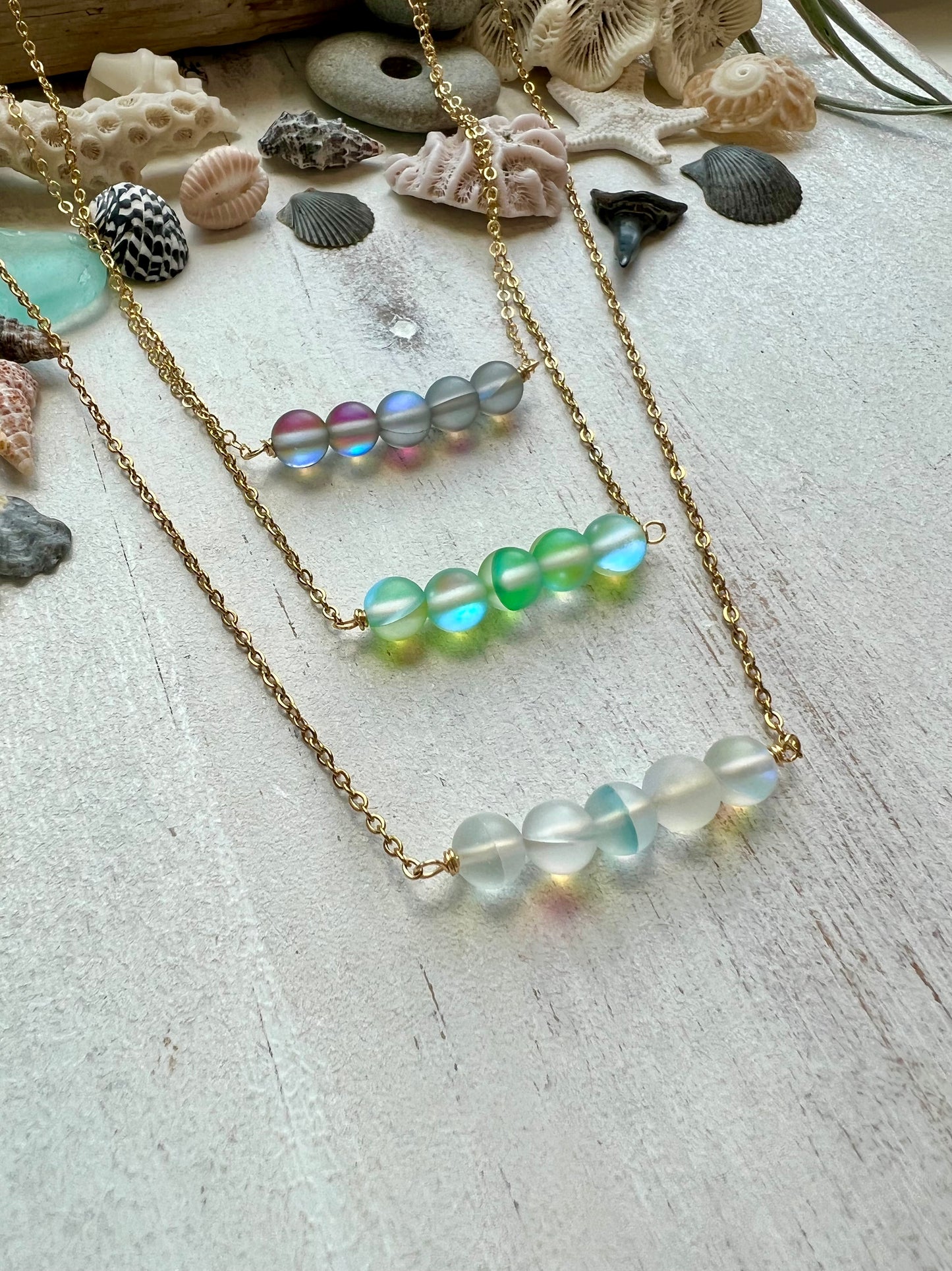 Mermaid Stone Bar necklace