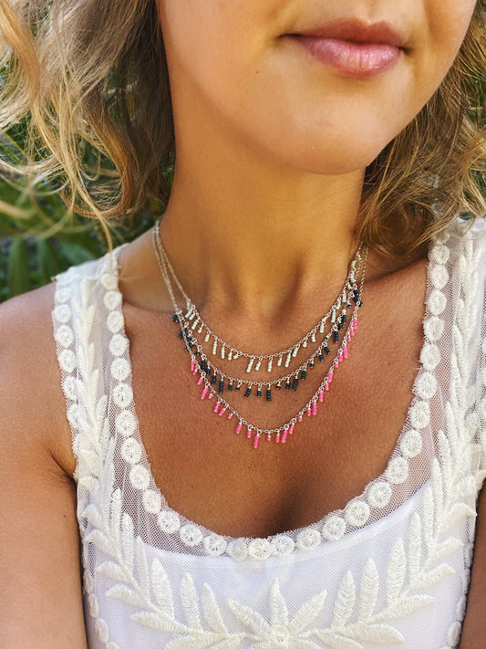Seed Bead Shaker Necklace