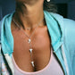 Shark Tooth Necklace & Earrings Set