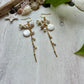 Starfish & Pearl Drop Earrings