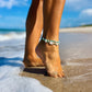 Cowrie Shell & Starfish Beach Anklet