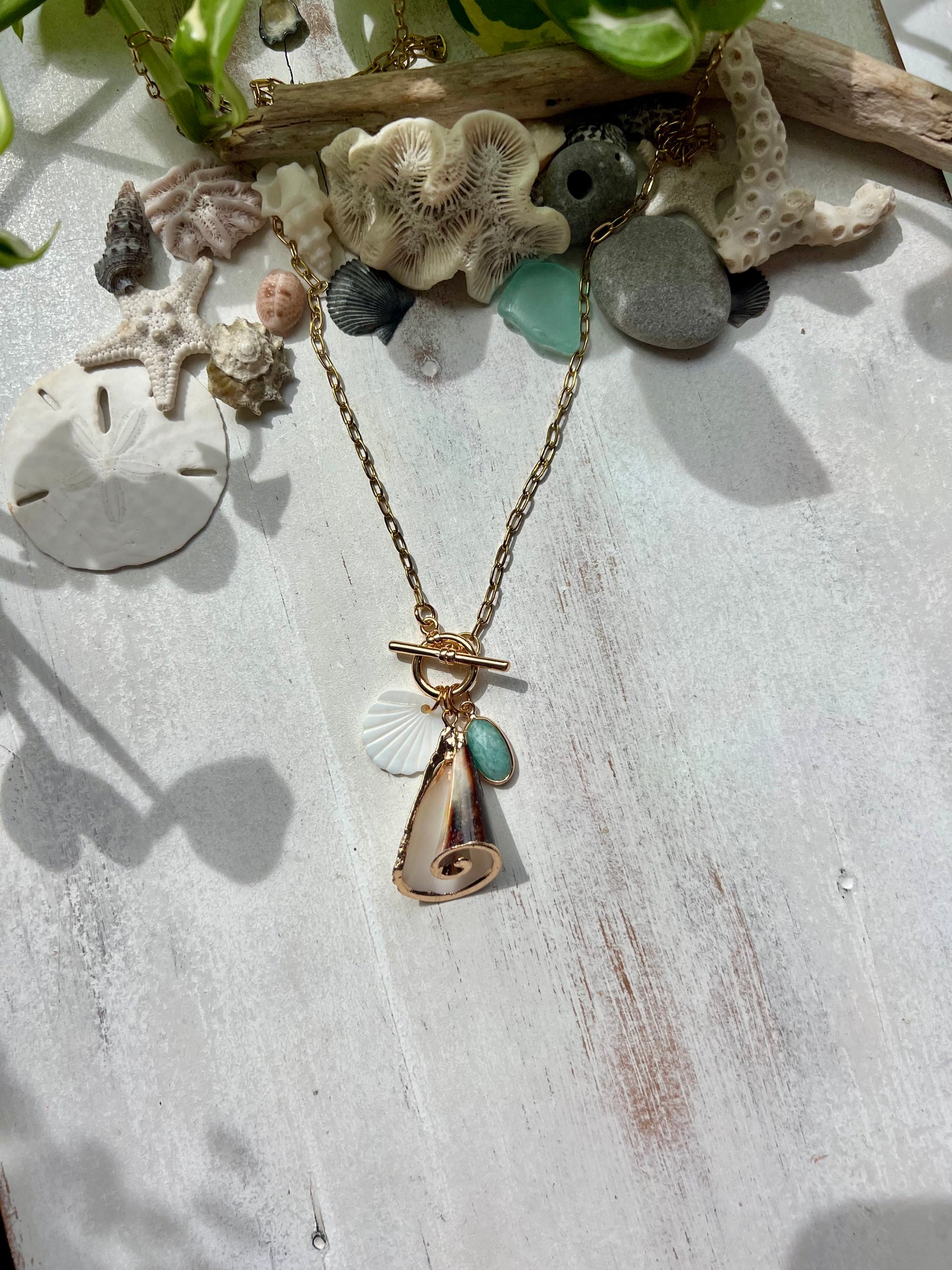 Sea Charms Toggle Clasp Necklace || Build Your Own Charm Necklace