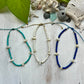Mother Of Pearl & Gemstone Beach Anklet