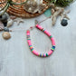 Colorful Heishi Bracelet 4mm or 6mm