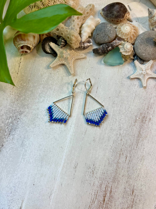 Chevron Seed Bead Earrings | Limited Edition