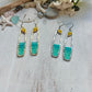 Ocean & Sun Seed Bead Earrings