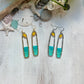 Ocean & Sun Seed Bead Earrings