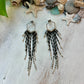 Black & Silver Seed Bead Earrings | Limited Edition