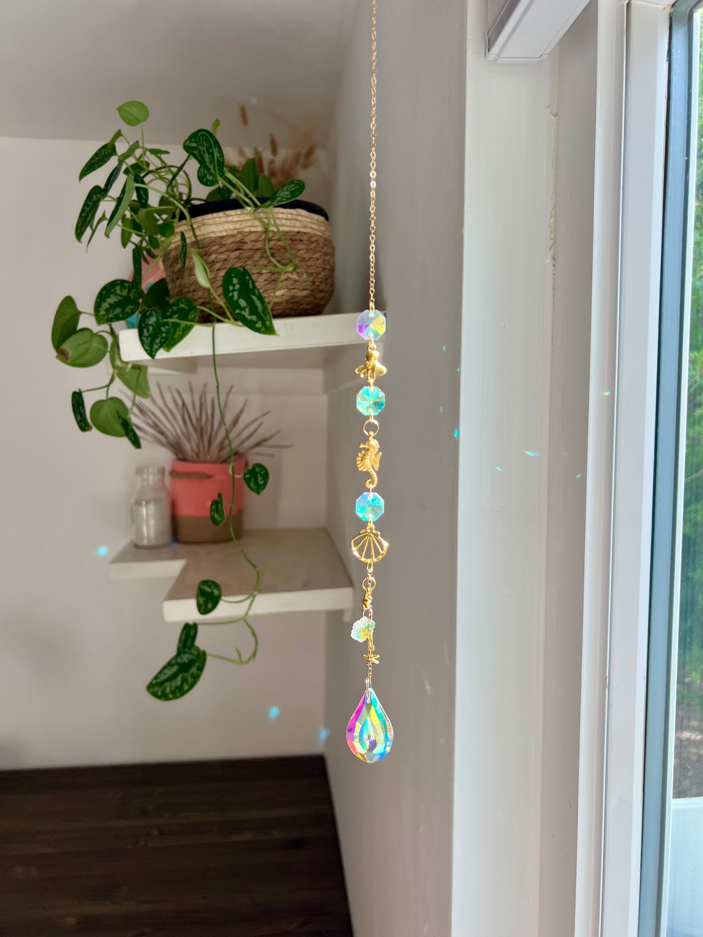 Crystal Prism Sun Catcher // Sea Creatures