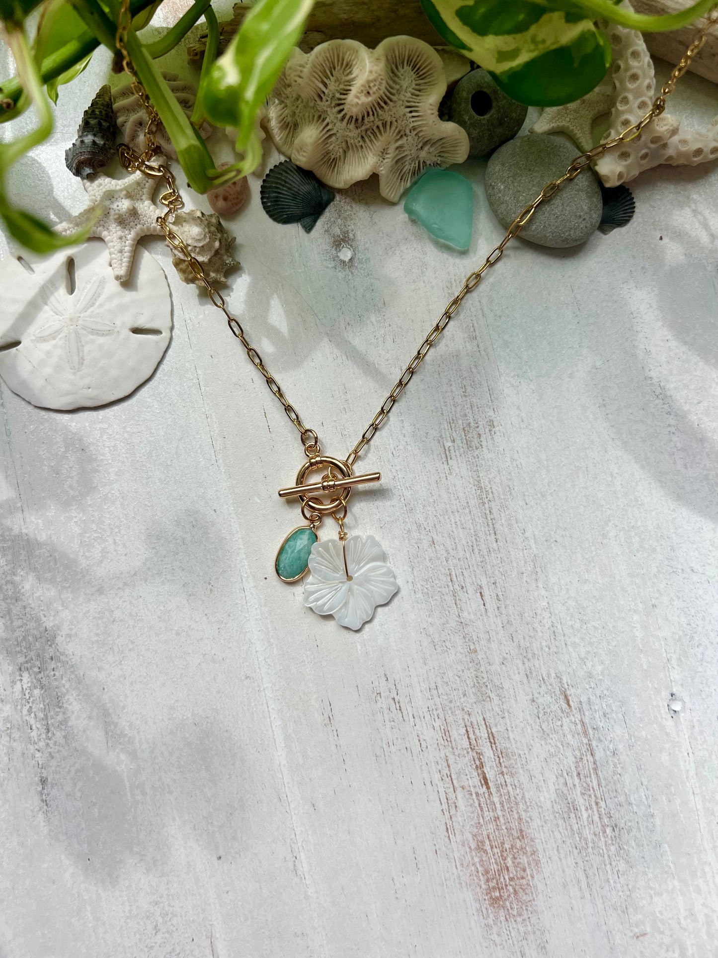 Sea Charms Toggle Clasp Necklace || Build Your Own Charm Necklace