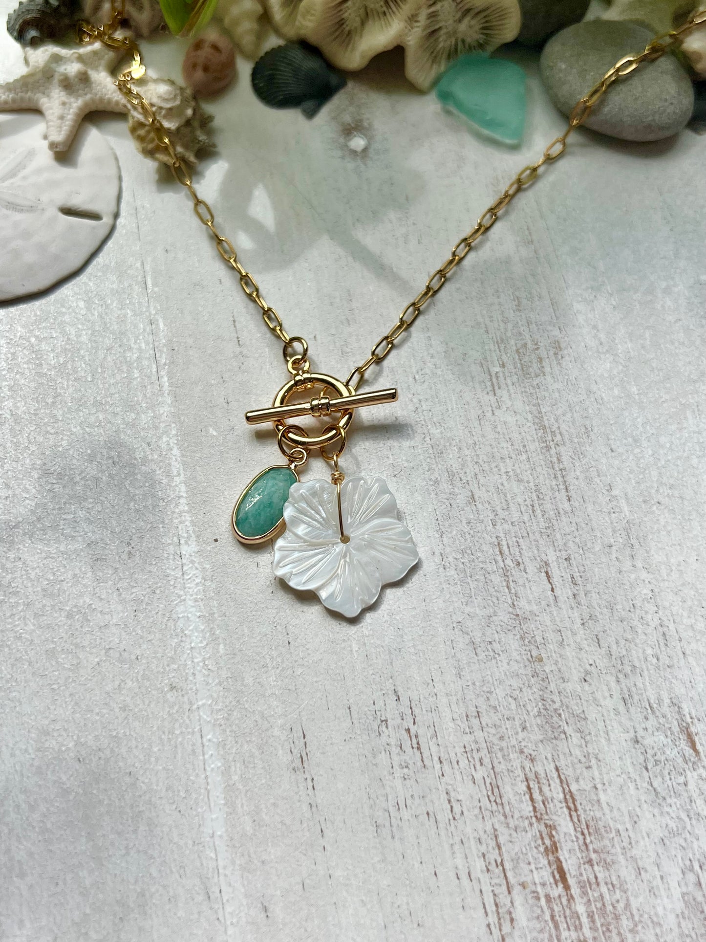 Sea Charms Toggle Clasp Necklace || Build Your Own Charm Necklace