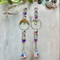 Crystal Prism Sun Catcher // Double Crescent Moon