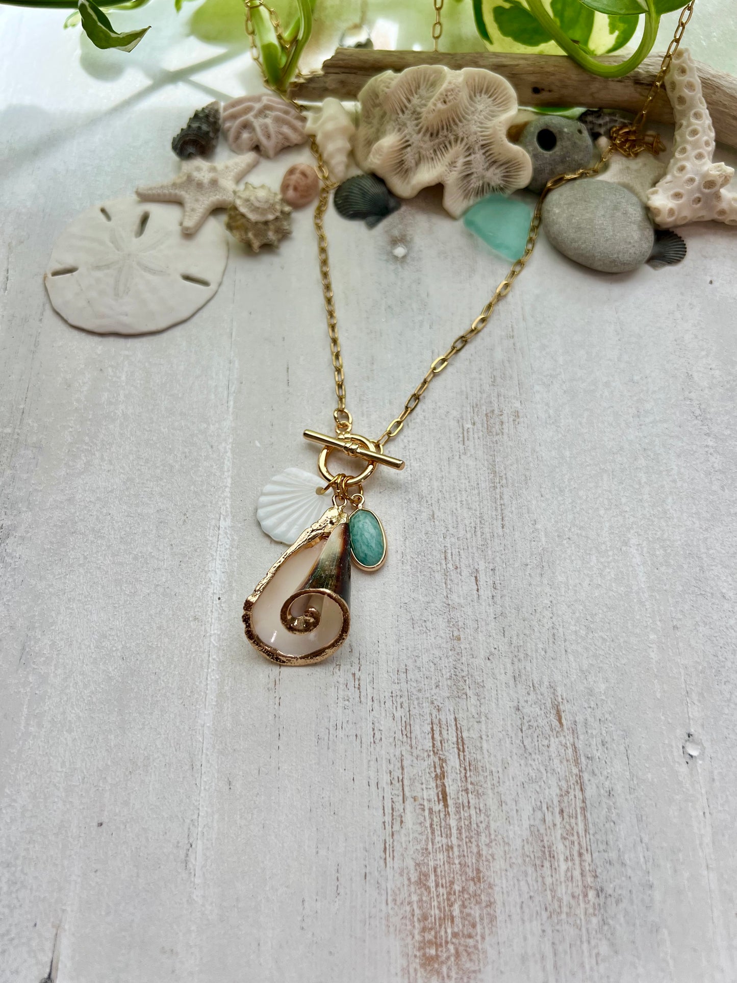 Sea Charms Toggle Clasp Necklace || Build Your Own Charm Necklace
