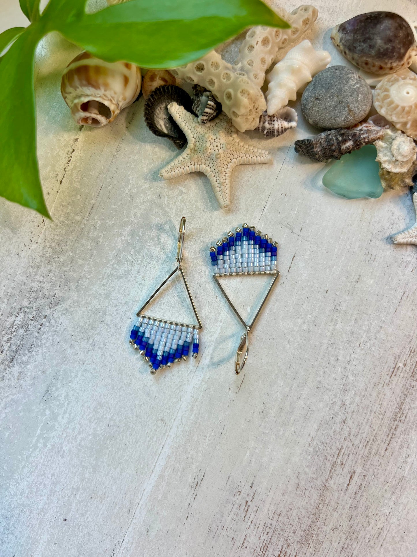 Chevron Seed Bead Earrings | Limited Edition