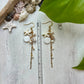 Starfish & Pearl Drop Earrings