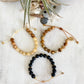 8mm Gemstone & Wood Diffuser bracelet