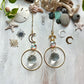 Crystal Prism Sun Catcher // Boho Hoop Car Charm