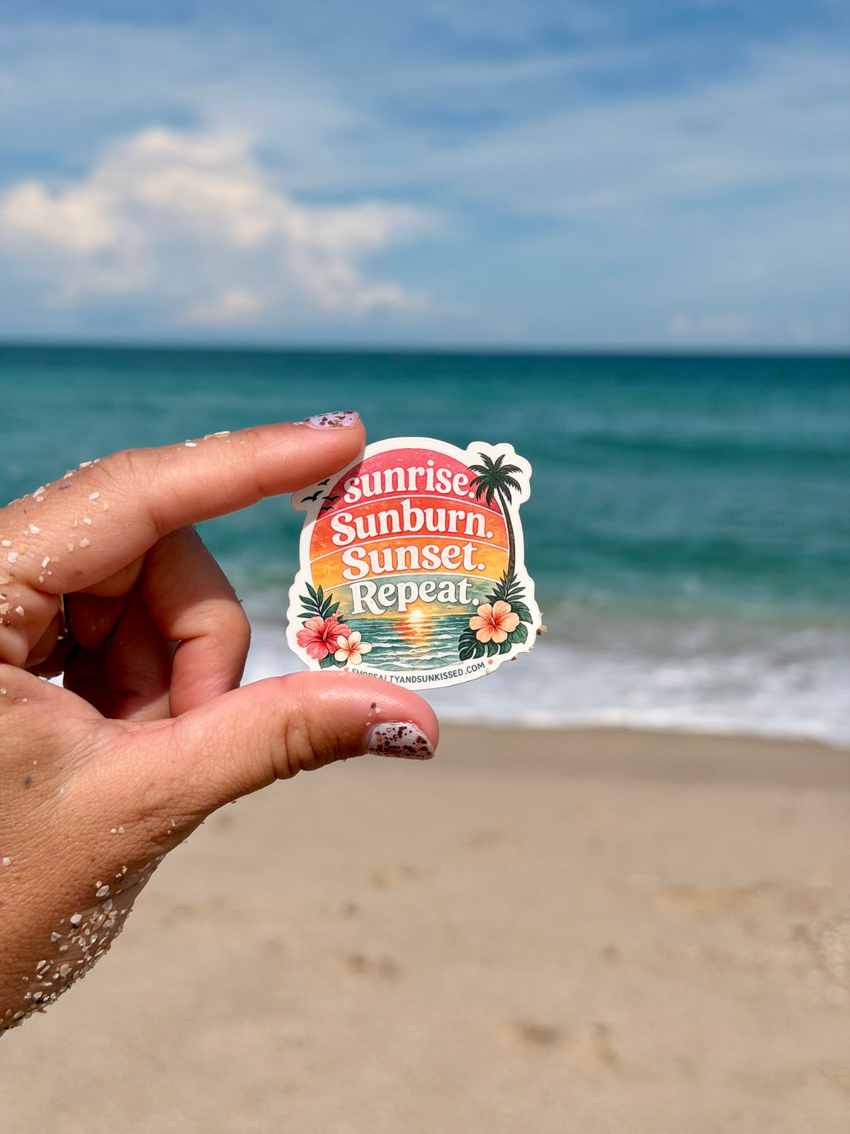 Better When I’m Tan || Sunrise Sunburn Sunset Repeat || Waterproof Stickers