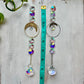 Crystal Prism Sun Catcher // Double Crescent Moon