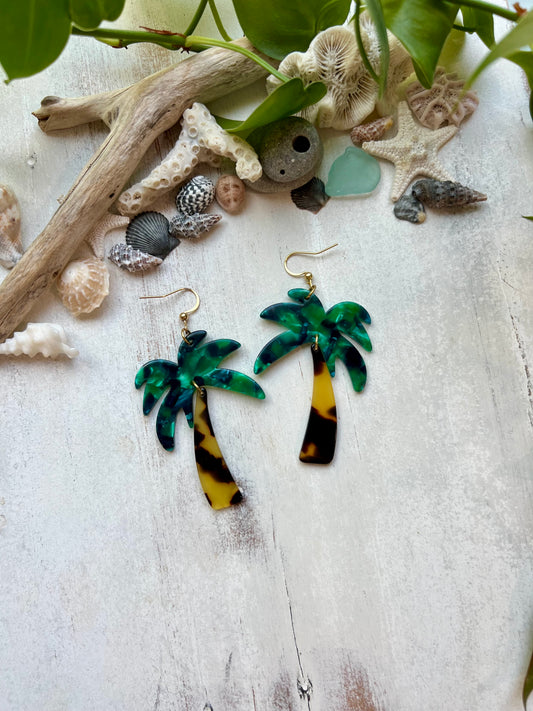 Palm Tree Earrings