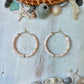 Conch Shell Hoop earrings