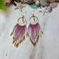 Lavender Ombré Seed Bead Earrings | Limited Edition